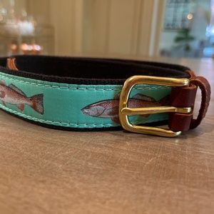 Preston leather buckle belt